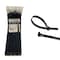 Kable Kontrol Cable Tie, 14 in L, 4 in Max Bundle Dia., Black, Nylon 6/6, 50 lb Strength, 100 PK CTR1400BLK - alternate 1